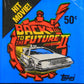 Back To The Future II 1989 Trading Card Wax Wrapper - Time Machine ENG Topps L021532