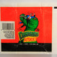 Dinosaurs Attack 1988 Vintage Trading Card Wax Wrapper - Red - ENG Topps L021533
