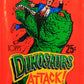 Dinosaurs Attack 1988 Vintage Trading Card Wax Wrapper - Red - ENG Topps L021533
