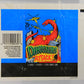 Dinosaurs Attack 1988 Vintage Trading Card Wax Wrapper - Blue - ENG Topps L021534