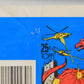 Dinosaurs Attack 1988 Vintage Trading Card Wax Wrapper - Blue - ENG Topps L021534