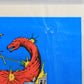 Dinosaurs Attack 1988 Vintage Trading Card Wax Wrapper - Blue - ENG Topps L021534