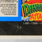 Dinosaurs Attack 1988 Vintage Trading Card Wax Wrapper - Blue - ENG Topps L021534