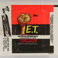 E.T. The Extra-Terrestrial 1982 Trading Card Wax Wrapper V-1 Soft Bazooka Add Topps L021535