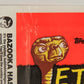 E.T. The Extra-Terrestrial 1982 Trading Card Wax Wrapper V-2 Bazooka Add Topps L021536