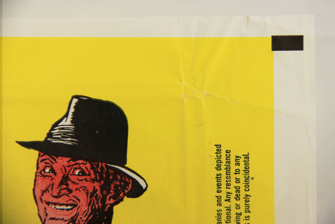 Fright Flicks 1988 Trading Card Wax Wrapper - A Nightmare On Elm Street - Topps L021538