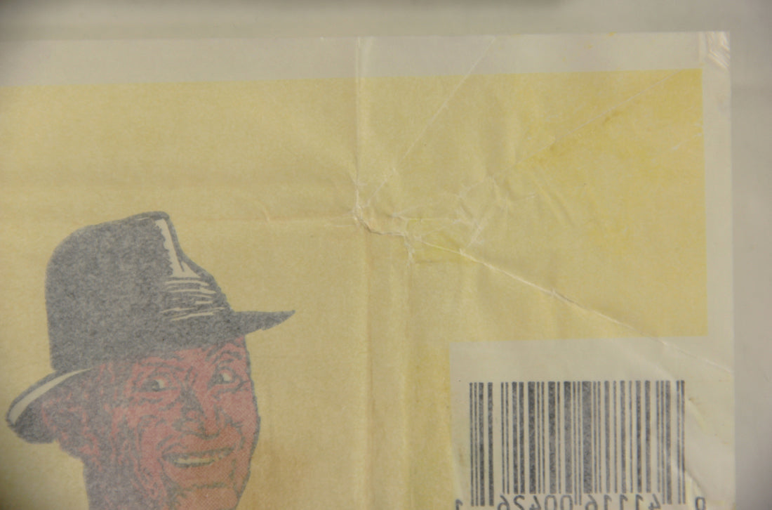 Fright Flicks 1988 Trading Card Wax Wrapper - A Nightmare On Elm Street - Topps L021538