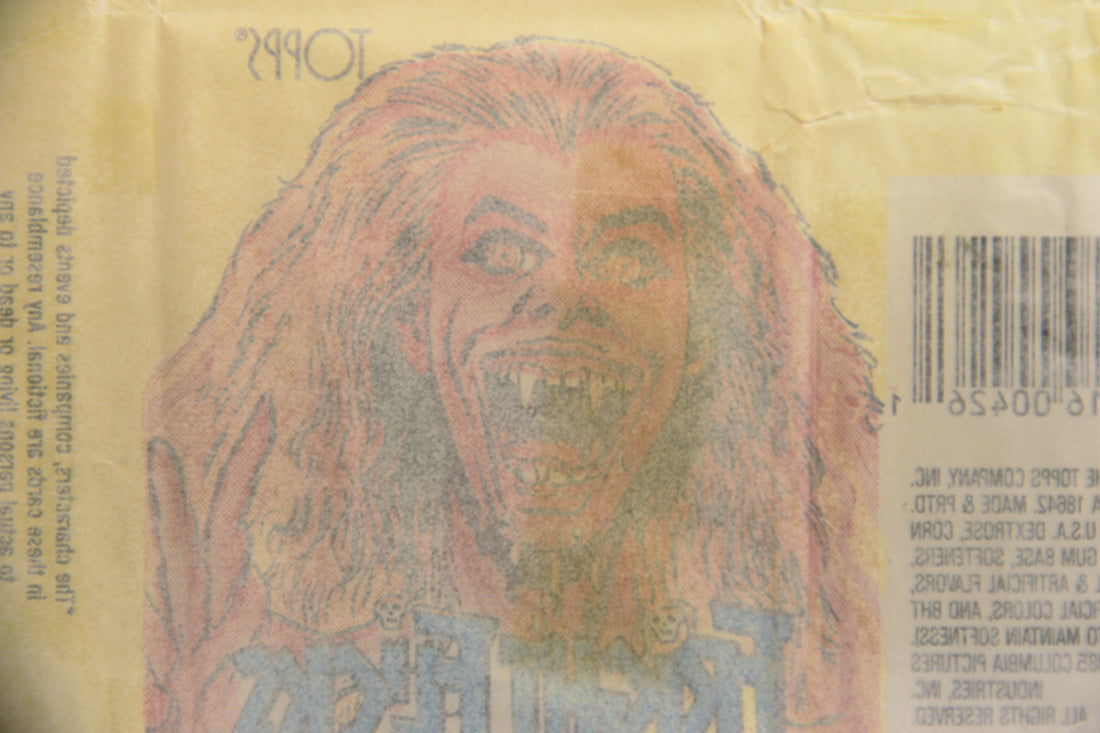 Fright Flicks 1988 Trading Card Wax Wrapper - Fright Night - ENG Topps L021539
