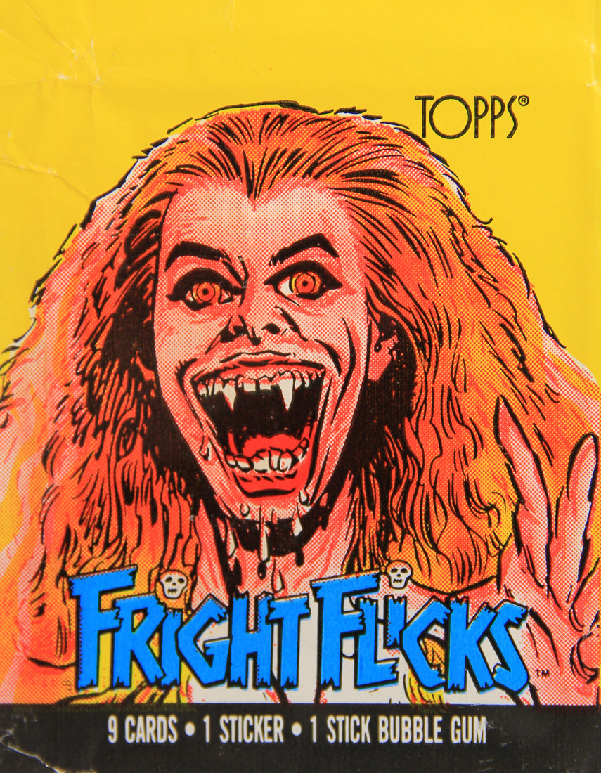 Fright Flicks 1988 Trading Card Wax Wrapper - Fright Night - ENG Topps L021539