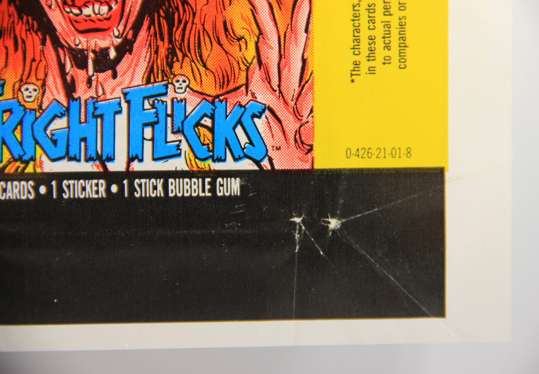 Fright Flicks 1988 Trading Card Wax Wrapper - Fright Night - ENG Topps L021539