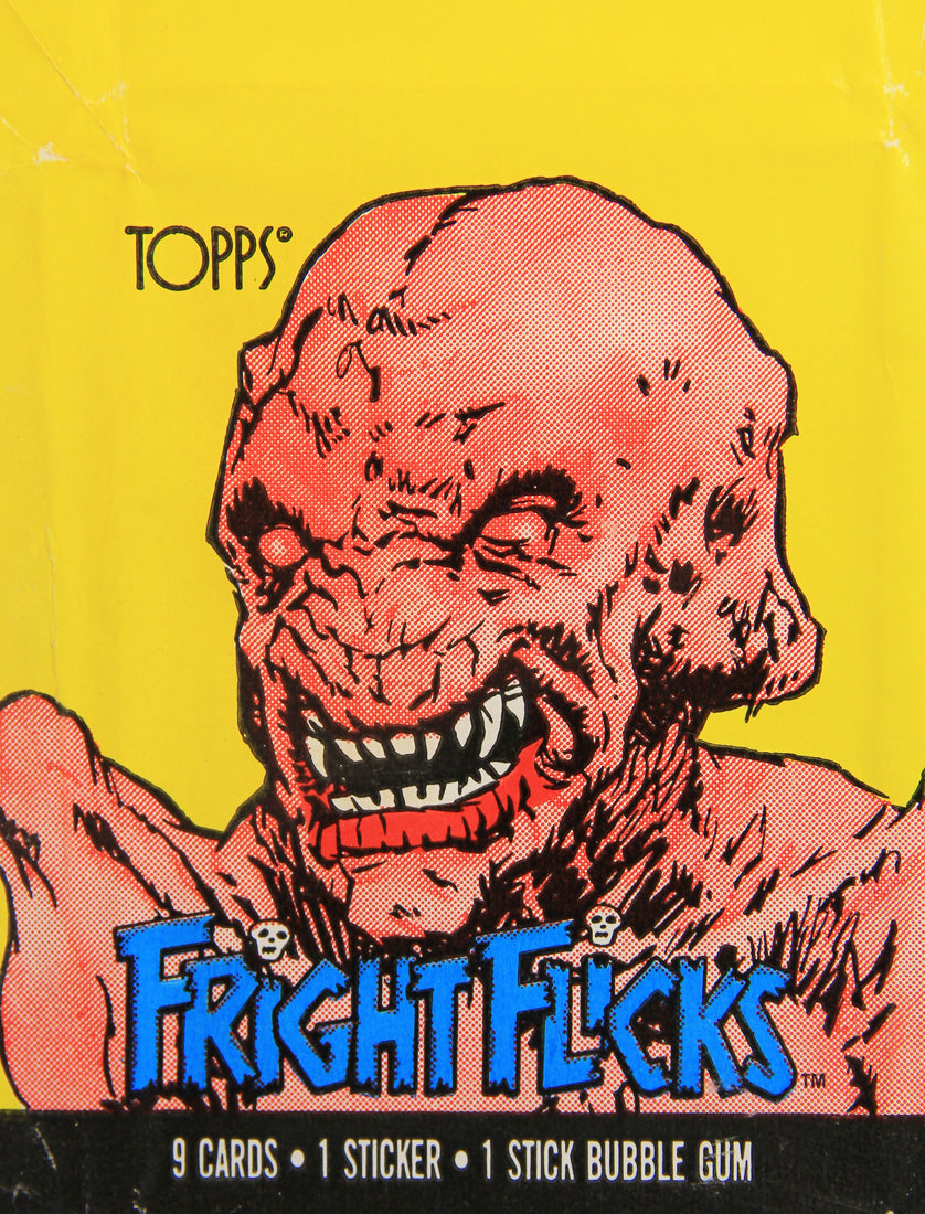 Fright Flicks 1988 Trading Card Wax Wrapper - Pumpkinhead - ENG Topps L021541