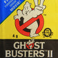 Ghostbusters II 1989 Trading Card Wax Wrapper FR-ENG O-Pee-Chee Canada L021542