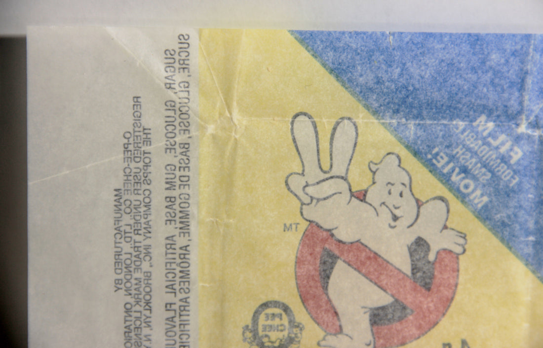 Ghostbusters II 1989 Trading Card Wax Wrapper FR-ENG O-Pee-Chee Canada L021542