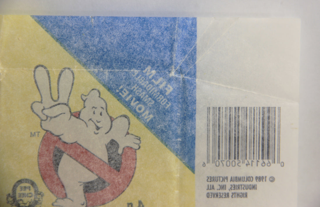 Ghostbusters II 1989 Trading Card Wax Wrapper FR-ENG O-Pee-Chee Canada L021542