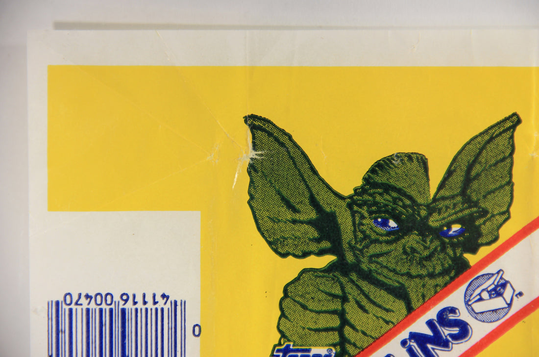 Gremlins 1984 Trading Card Wax Wrapper V-1 Soft Bazooka Add Variant - Topps L021543
