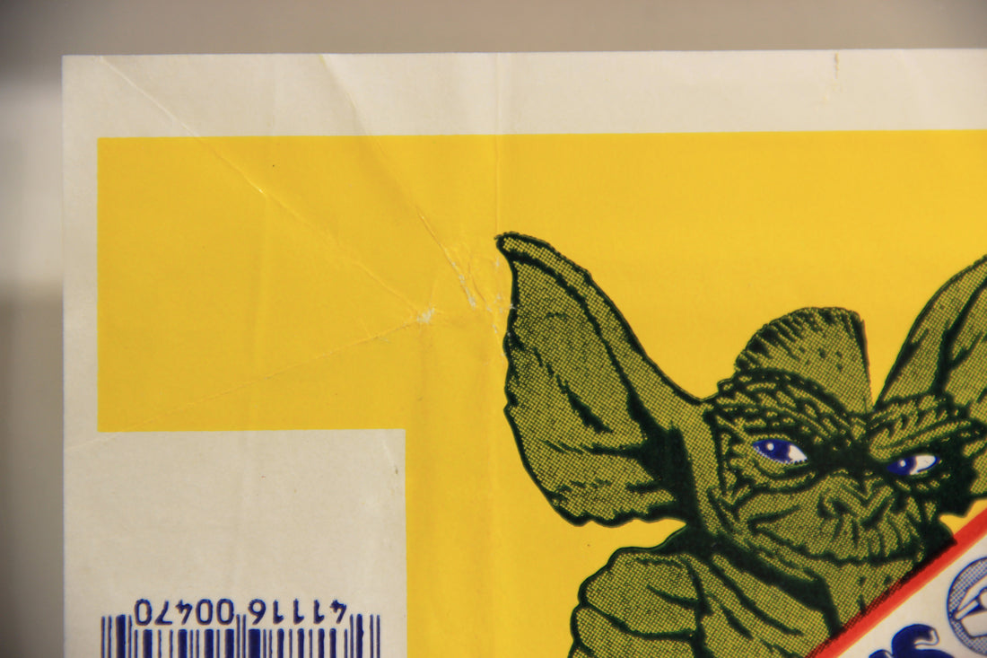 Gremlins 1984 Trading Card Wax Wrapper V-3 Ring Pop Add Variant ENG Topps L021545