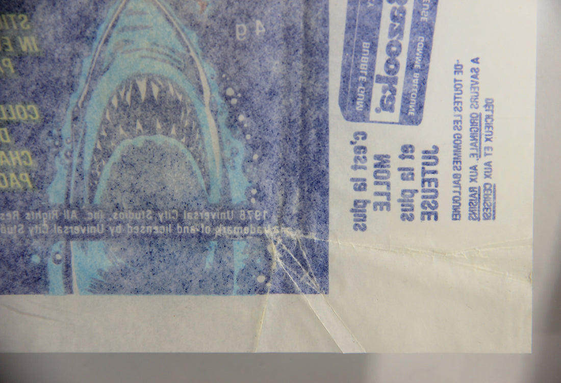 Jaws 2 - 1978 Trading Card Wax Wrapper FR-ENG O-Pee-Chee L021548