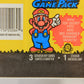 Nintendo Super Mario Bros 1989 Trading Card Wax Wrapper Mario O-Pee-Chee L021549