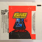 Star Wars Empire Strikes Back Trading Card Wax Wrapper 1st Series Red V-1 Topps L021551