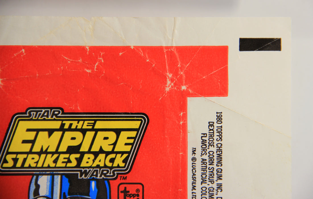 Star Wars Empire Strikes Back Trading Card Wax Wrapper 1st Series Red V-3 Topps L021553
