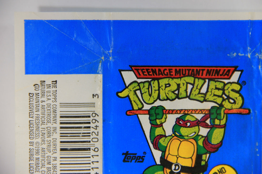 Teenage Mutant Ninja Turtles 2nd Series Trading Card 1989 Wax Wrapper Topps L021554