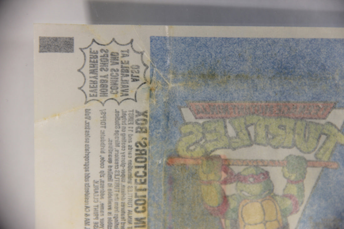 Teenage Mutant Ninja Turtles 2nd Series Trading Card 1989 Wax Wrapper Topps L021554
