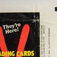 V Series 1984 TV Trading Card Wax Wrapper ENG Fleer L021555