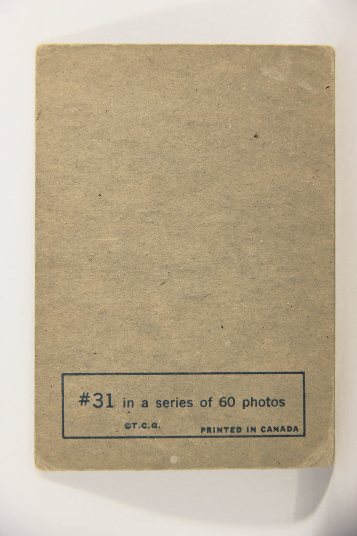 The Beatles 1964 B&W Series 1 Trading Card #31 On The Beach O-Pee-Chee L021558