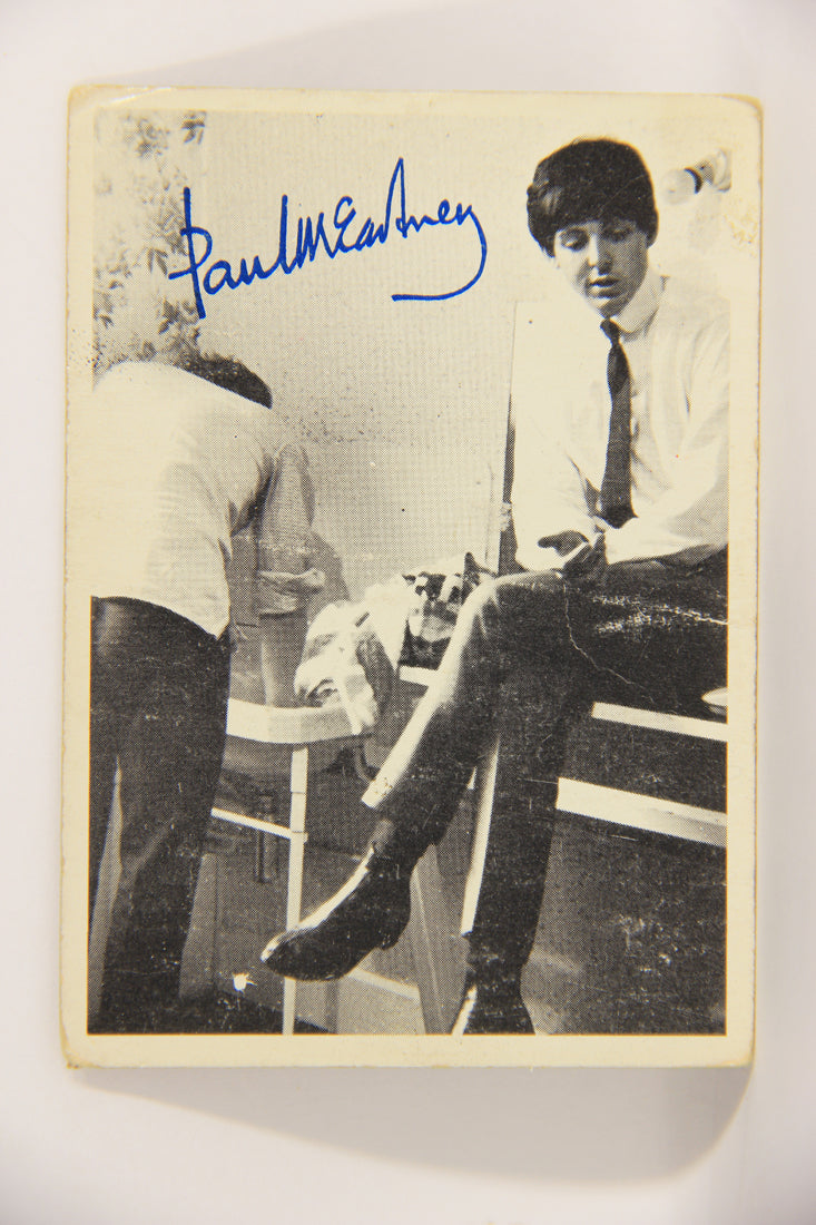 The Beatles 1964 B&W Series 2 Trading Card #100 Paul McCartney O-Pee-Chee L021561