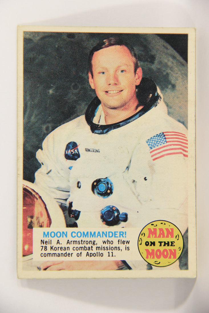 Man On The Moon 1969 Trading Card #2A Moon Commander ENG O-Pee-Chee L021564