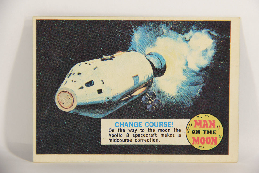 Man On The Moon 1969 Trading Card #9A Change Course ENG O-Pee-Chee L021571