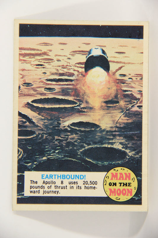 Man On The Moon 1969 Trading Card #20A Earthbound ENG O-Pee-Chee L021580