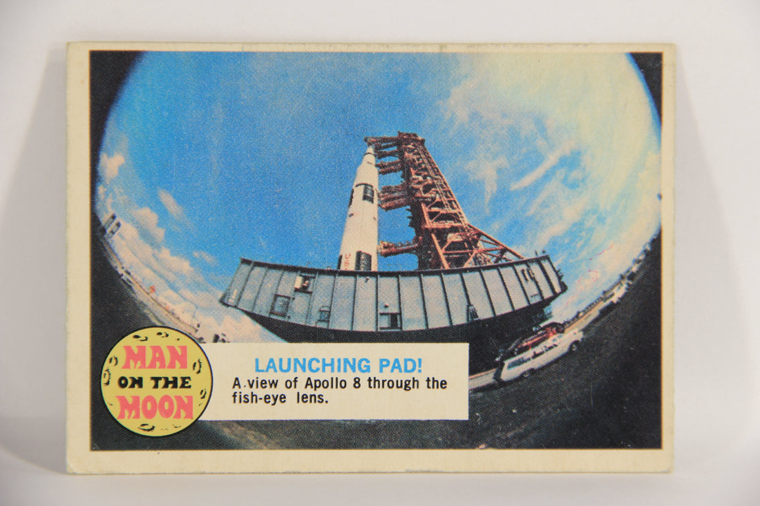 Man On The Moon 1969 Trading Card #21A Launching Pad ENG O-Pee-Chee L021581
