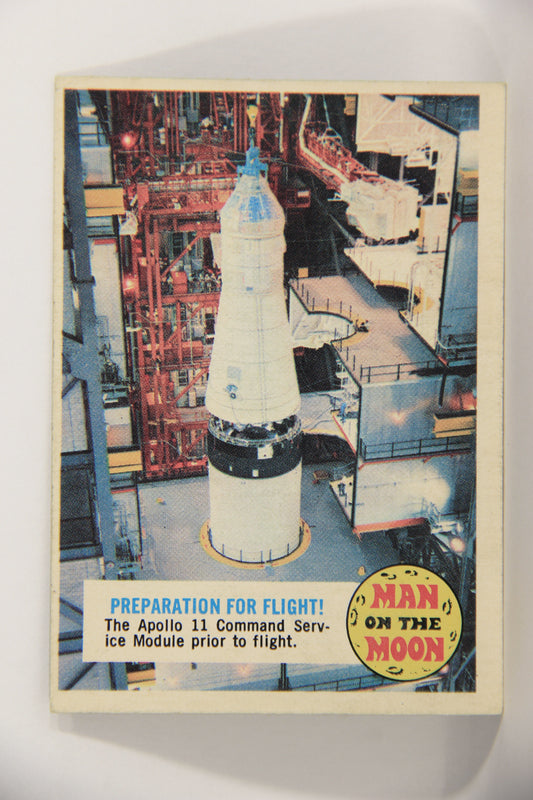 Man On The Moon 1969 Trading Card #26A Preparation For Flight ENG O-Pee-Chee L021586