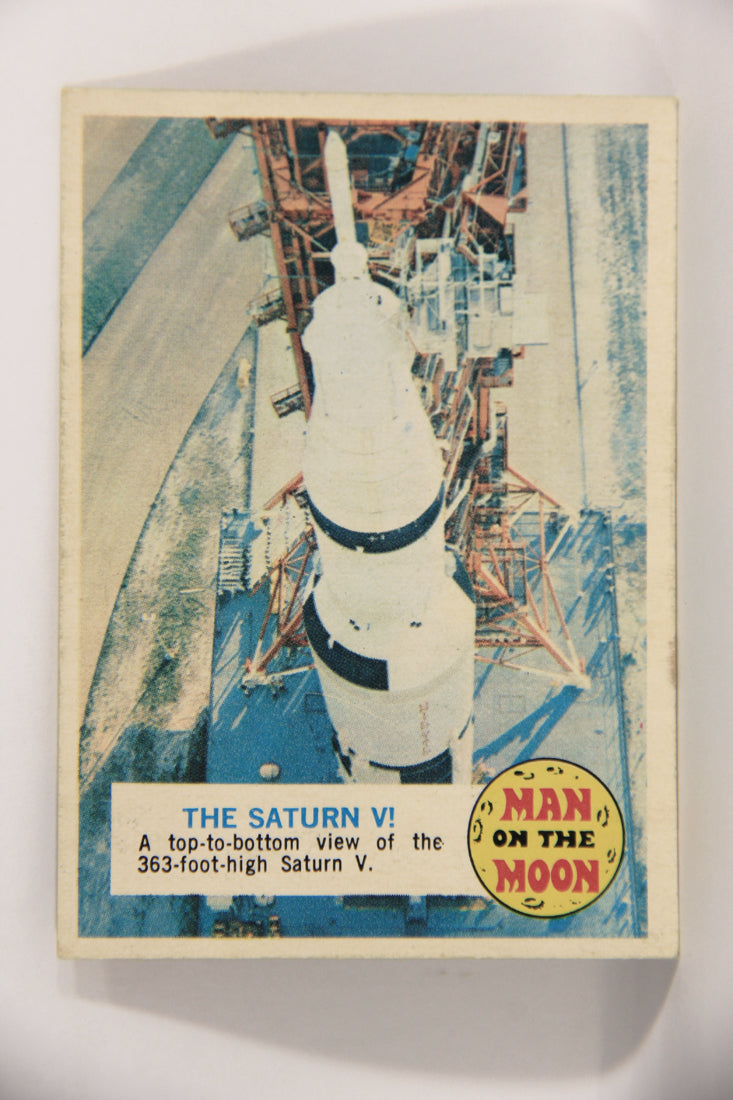 Man On The Moon 1969 Trading Card #29A The Saturn V ENG O-Pee-Chee L021589