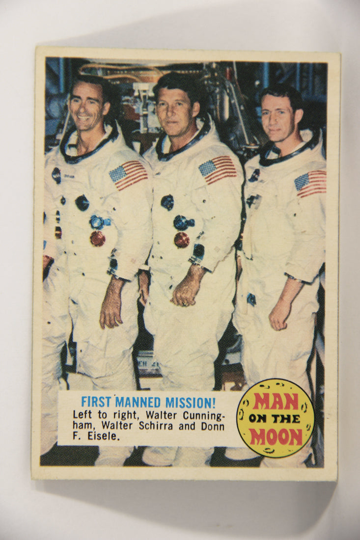 Man On The Moon 1969 Trading Card #30A First Manned Mission ENG O-Pee-Chee L021590