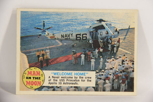 Man On The Moon 1969 Trading Card #32A Welcome Home ENG O-Pee-Chee L021592