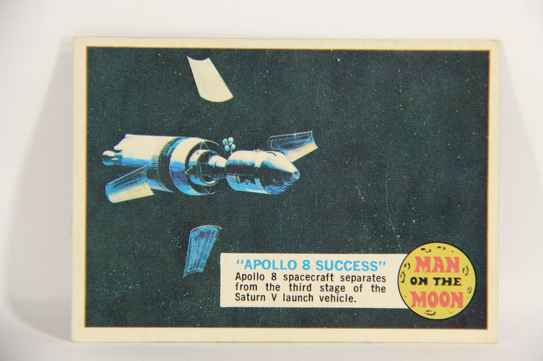 Man On The Moon 1969 Trading Card #33A Apollo 8 Success ENG O-Pee-Chee L021593