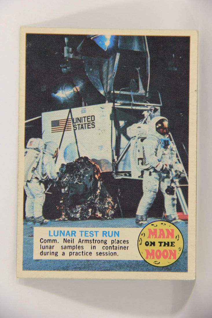 Man On The Moon 1969 Trading Card #34A Lunar Test Run ENG O-Pee-Chee L021594