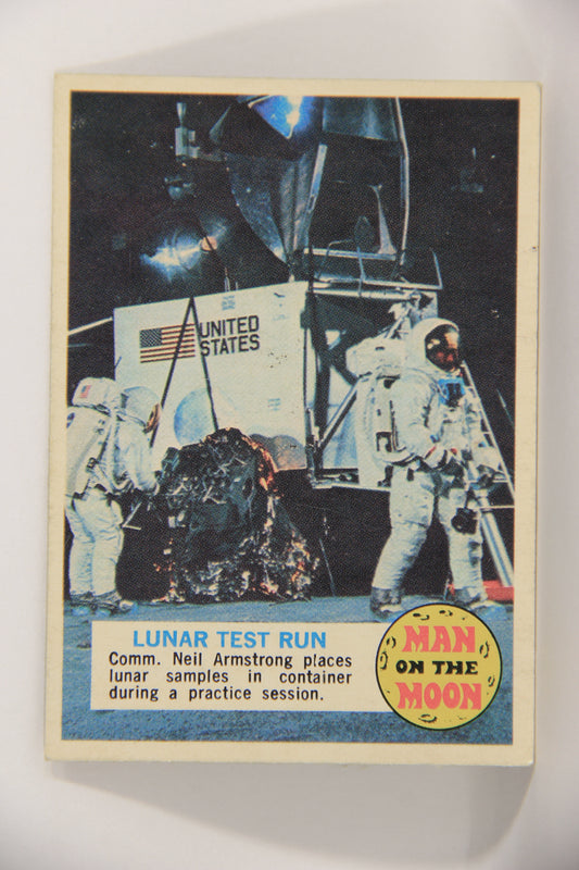 Man On The Moon 1969 Trading Card #34A Lunar Test Run ENG O-Pee-Chee L021594
