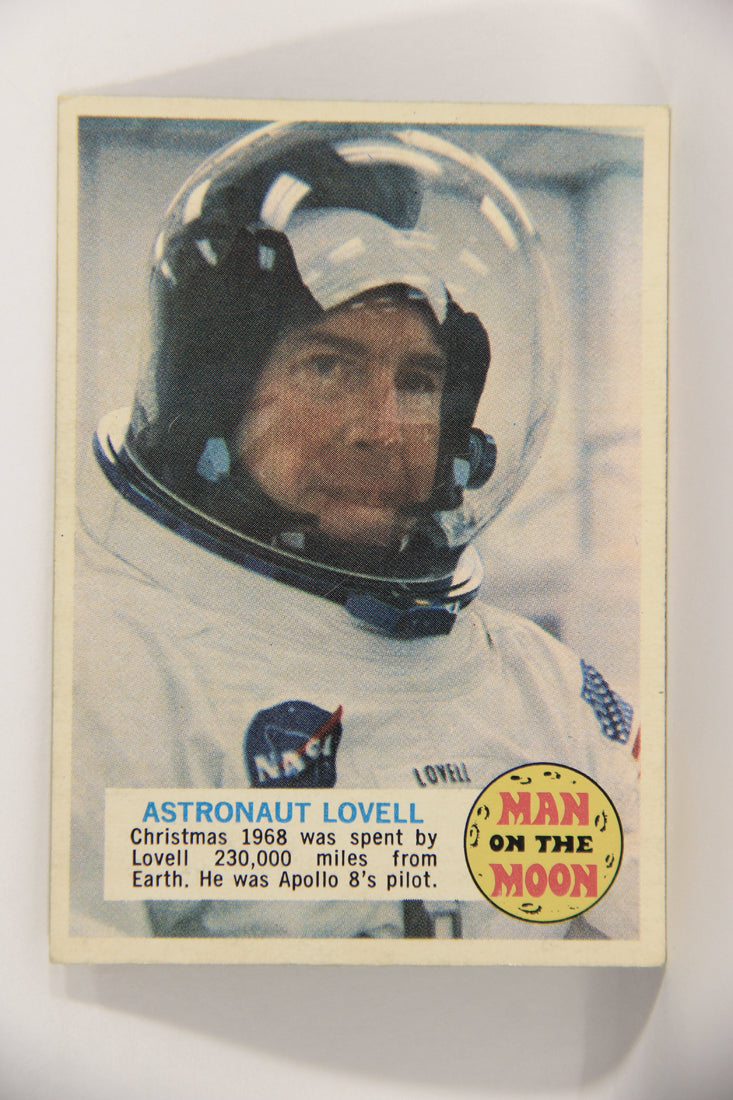 Man On The Moon 1969 Trading Card #35A Astronaut Lovell ENG O-Pee-Chee L021595