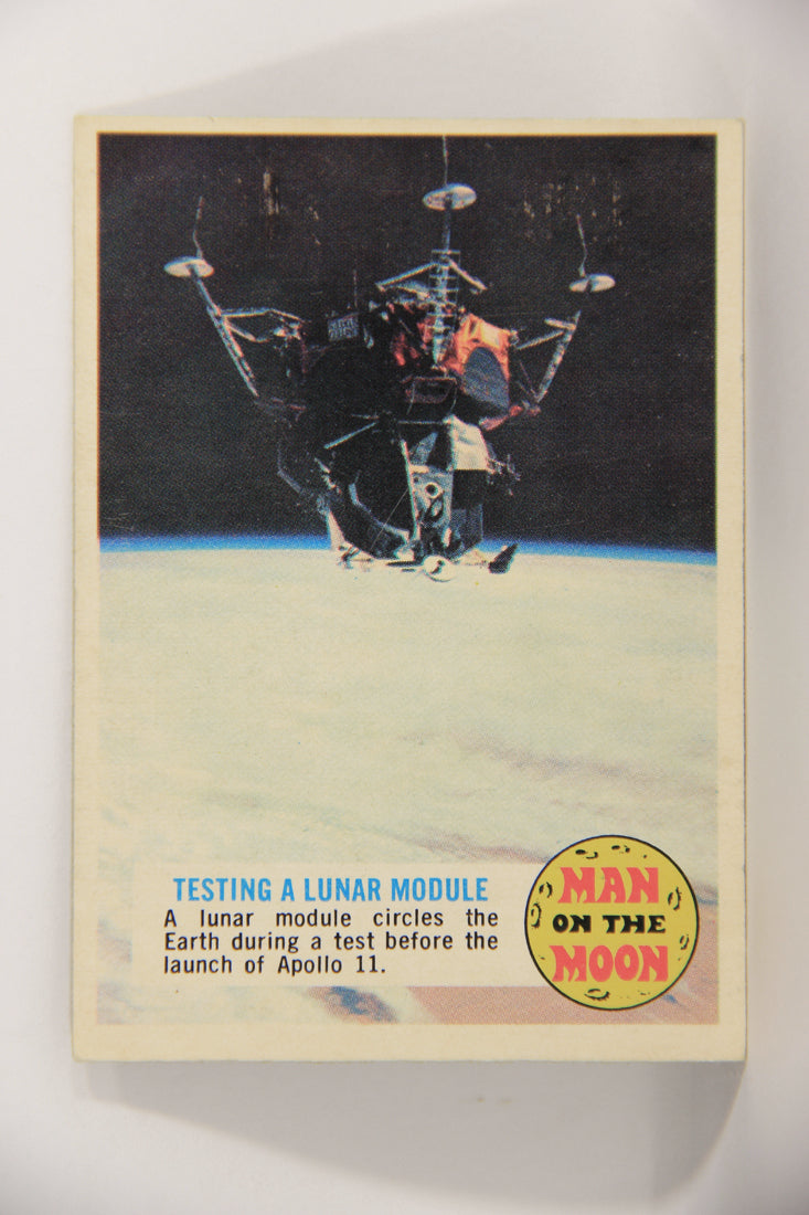 Man On The Moon 1969 Card #37B Testing A Lunar Module ENG O-Pee-Chee L021597