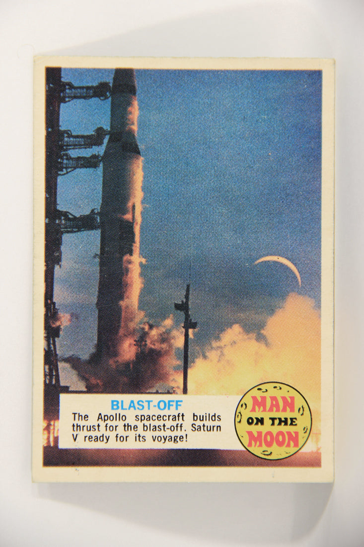 Man On The Moon 1969 Trading Card #40B Blast-Off ENG O-Pee-Chee L021600