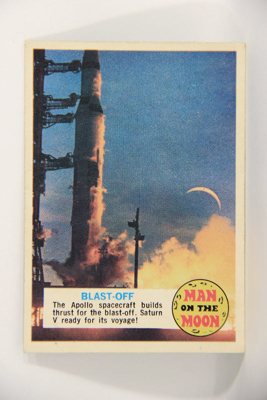 Man On The Moon 1969 Trading Card #40B Blast-Off ENG O-Pee-Chee L021600
