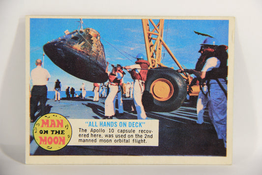 Man On The Moon 1969 Trading Card #49B All Hands On Deck ENG O-Pee-Chee L021609