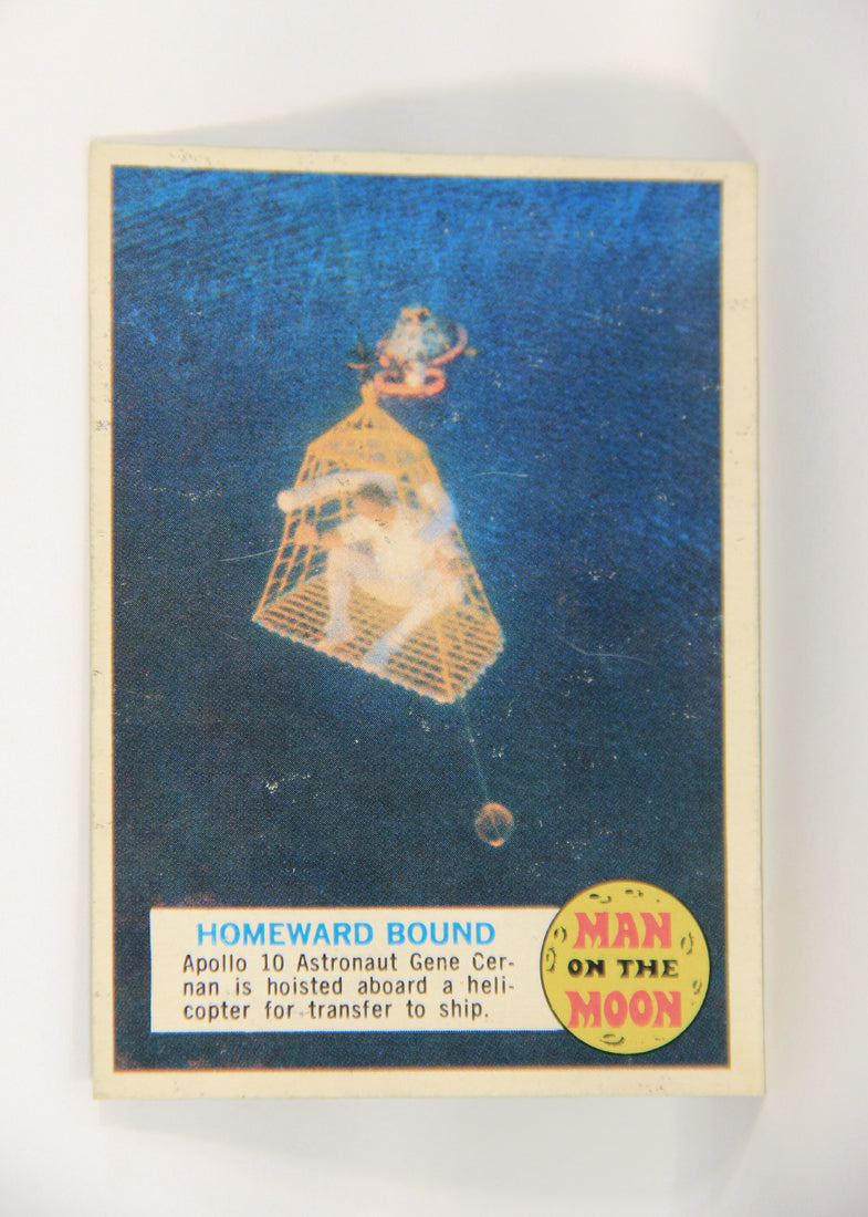 Man On The Moon 1969 Trading Card #50B Homeward Bound ENG O-Pee-Chee L021610