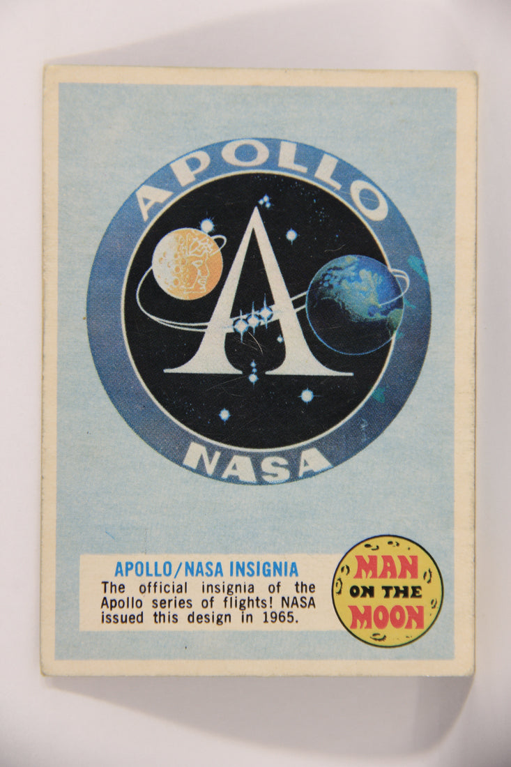 Man On The Moon 1969 Trading Card #54B Apollo NASA Insignia ENG O-Pee-Chee L021614