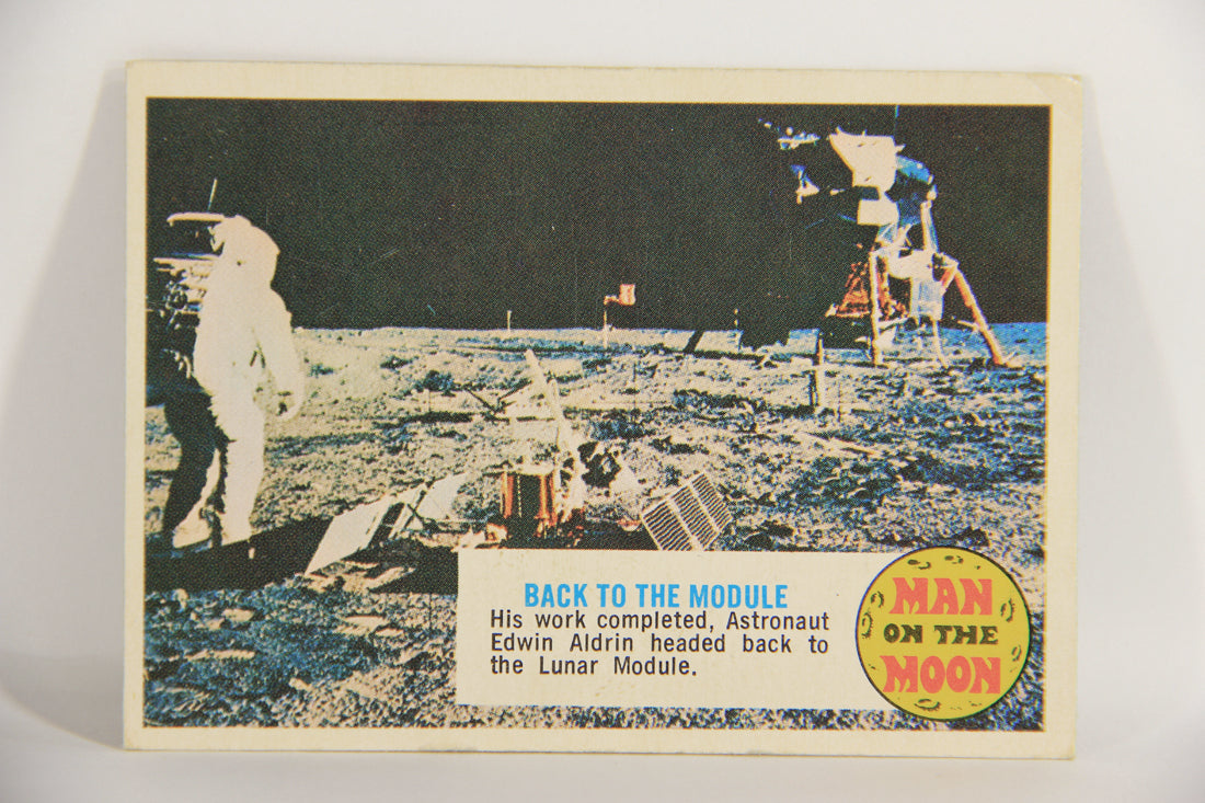 Man On The Moon 1969 Trading Card #59 Back To The Module ENG O-Pee-Chee L021617