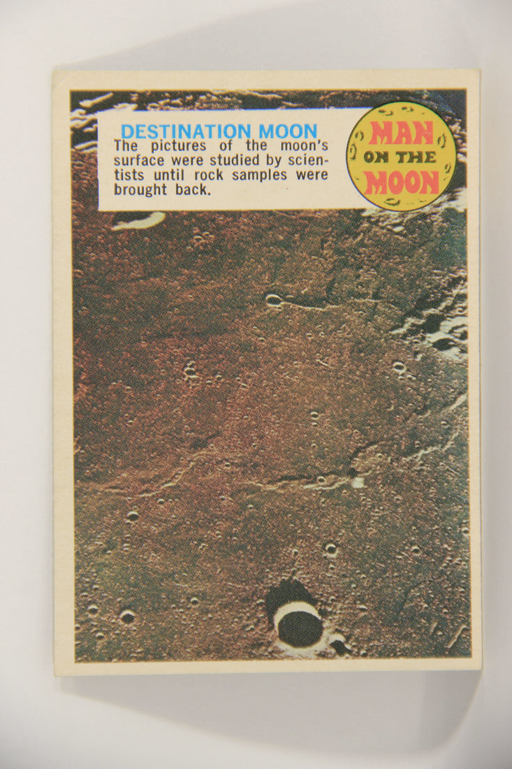 Man On The Moon 1969 Trading Card #60 Destination Moon ENG O-Pee-Chee L021618