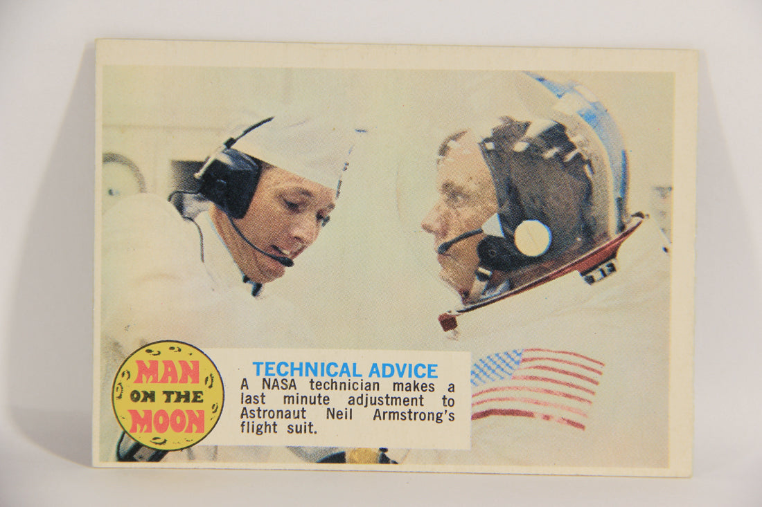 Man On The Moon 1969 Trading Card #63 Technical Advice ENG O-Pee-Chee L021621
